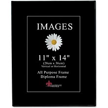Lawrence Frames Image Collection 11 x 14 Plastic Black Picture Frame, 6/Pack (350011)