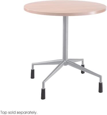 Safco® RSVP™ Standard Fixed-Height Table Base, 30.25 x 30.25, Silver (2656SL)