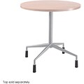 Safco® RSVP™ Standard Fixed-Height Table Base, 30.25 x 30.25, Silver (2656SL)