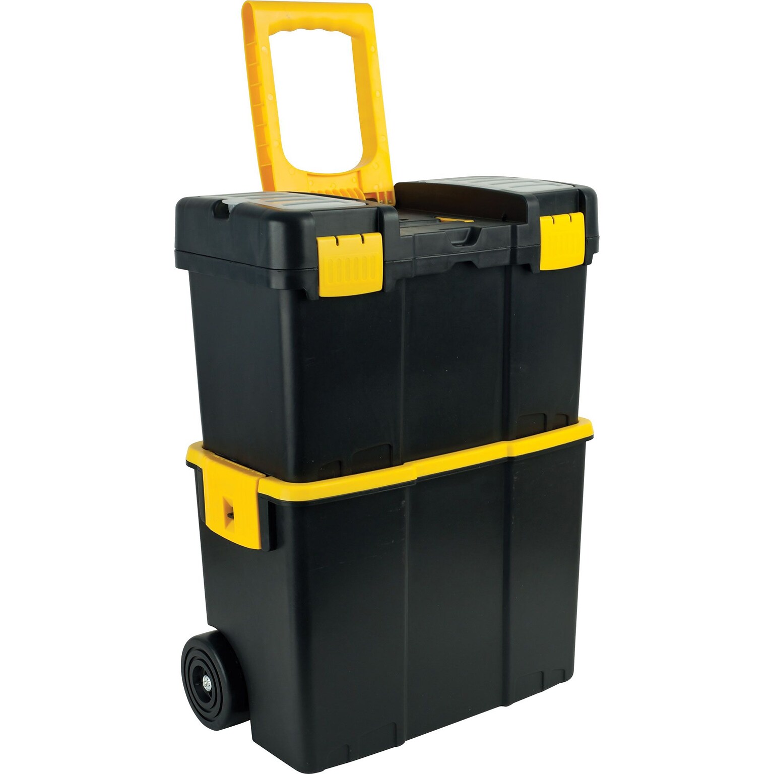 Trademark Tools™ Stackable Mobile Tool Box with Wheel, 10 L x 17 7/8 W x 24 1/8 H