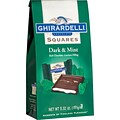 Ghirardelli® Dark & Mint Chocolate Squares Stand Up Bag, 5.32 oz., 12/Ct