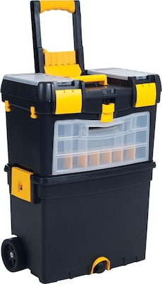 Trademark Tools™ Deluxe Mobile Workshop and ToolBox, 10 1/2 L x 18 W x 24 1/2 H