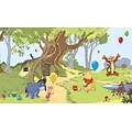 RoomMates® Pooh and Friends Chair Rail Prepasted Wall Mural, 6 ft H x 10 1/2 ft W