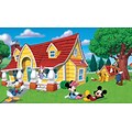 RoomMates® Mickey and Friends Chair Rail Prepasted Wall Mural, 6 ft H x 10 1/2 ft W