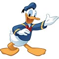RoomMates® Donald Duck Peel and Stick Giant Wall Decal, 18 x 40, 9 x 40