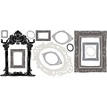 RoomMates® Metallic Black and Silver Frames Peel and Stick Wall Decal, 18 x 40