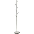 Adesso® Evergreen Coat Rack, Brushed Steel (WK2036-22)