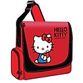 Hello Kitty® KT4339 Vertical Messenger Style Laptop Case, Red