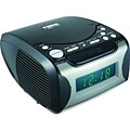 Naxa® NRC-175 Digital Alarm Clock With Analog Tuning AM/FM Radio and CD Player
