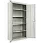 Alera® Steel Storage Cabinet, Assembled, 72Hx36Wx18D", Light Gray