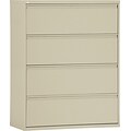 Alera® Lateral File Cabinets, 4-Drawer, 42, Putty