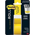 Post-it® Full Adhesive Roll, 1 x 400, Yellow (2650Y)