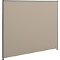 HON Verse Panel, 48"W x 42"H, Light Gray Finish, Gray Fabric (BSXP4248GYGY)
