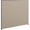 HON Verse Panel, 48W x 42H, Light Gray Finish, Gray Fabric (BSXP4248GYGY)