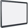 MasterVision® 52(H) x 70(W) x 1 1/4(D) Magnetic Dry Erase Board; Black metal Frame, Each