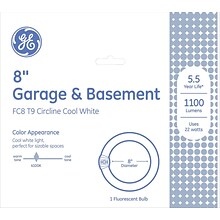 GE 22 Watt Cool White 8 Diameter T-9 Circline Fluorescent Tube (33774)