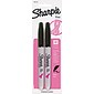 Sharpie Pink Ribbon Permanent Markers, Fine Tip, Black (1801743)