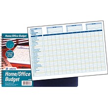 Adams® Home and Office Budget Record Journal, Ruled, Blue (AFR31)