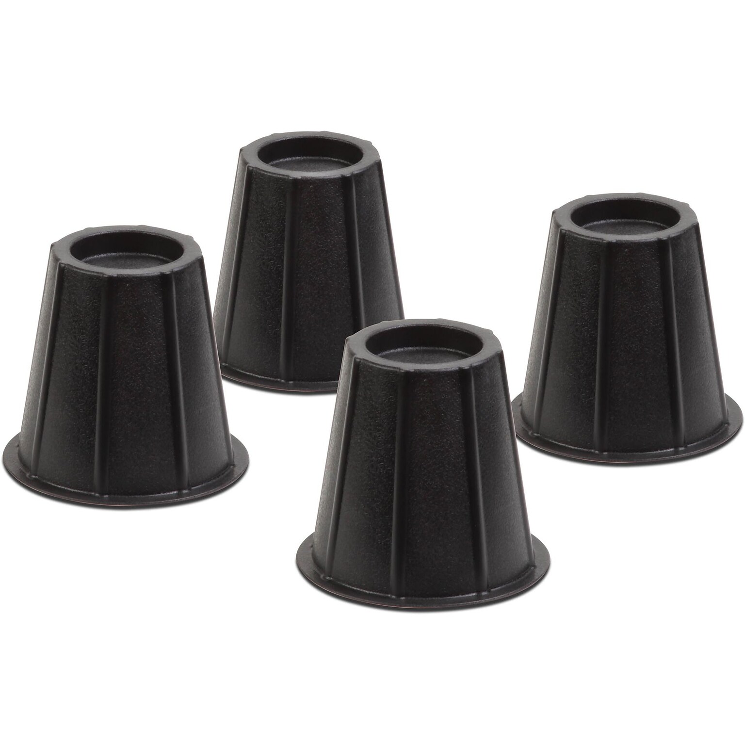 Honey Can Do® 6 Black Round Bed Risers