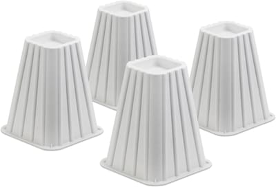 Honey Can Do® Bed Risers, Ivory (STO-01006)