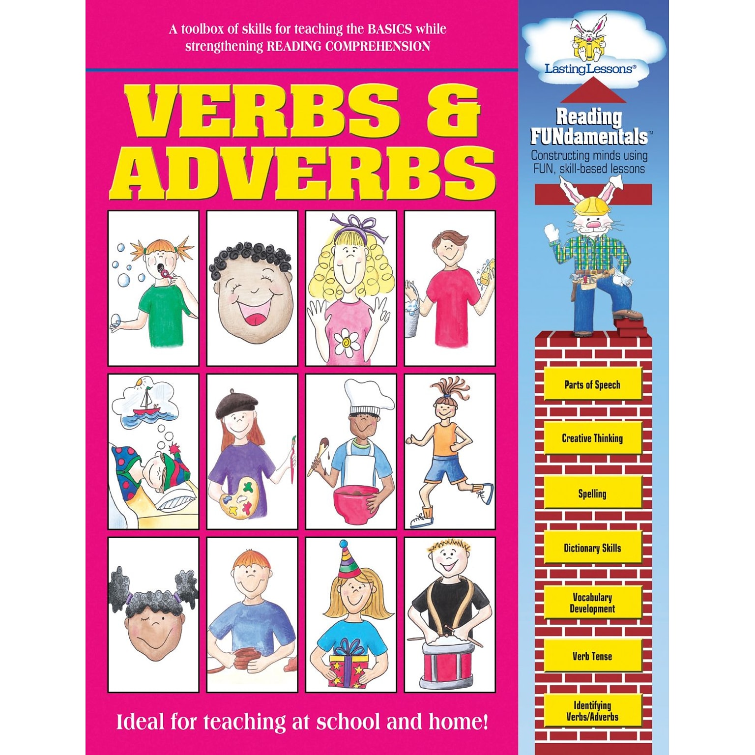Barker Creek Verbs and Adverbs Activity Book, 48 Pages