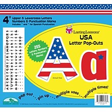 Barker Creek USA 4 Letter Pop Out, All Age