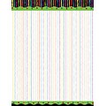 Barker Creek Neon Stripe Stationery Decorative Paper 8.5 x 11, Multi Color (LL719)