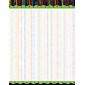 Barker Creek Neon Stripe Stationery Decorative Paper 8.5" x 11", Multi Color (LL719)