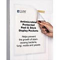 C-Line Peel & Stick Display Pockets, For 8 1/2H x 11W Inserts, 10/Pk