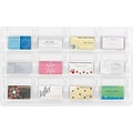 Safco Reveal Card Holder, 20 x 12, Clear Plastic (5618CL)