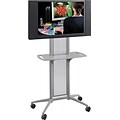 Safco® Impromptu® 8926 Flat Panel TV Cart; Metallic Gray