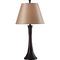 Kenroy Home Rowley Table Lamp, Mahogany Bronze Finish