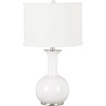 Kenroy Home Mimic Table Lamp, Gloss White Finish