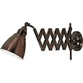 Kenroy Home Floren Wall Swing Arm Lamp, Copper Bronze Finish