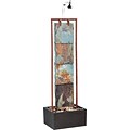 Kenroy Home Montpelier Floor Fountain, Natural Slate with Copper Finish