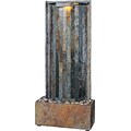 Kenroy Home Waterwall Table/Wall Fountain, Natural Slate Finish