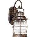 Kenroy Home Beacon 1 Light Small Wall Lantern, Flint Finish