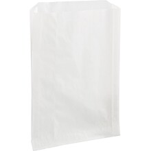 Bagcraft Papercon® Wax-Coated kraft paper Grease-Resistant Sandwich Bag, White, 2000/PK