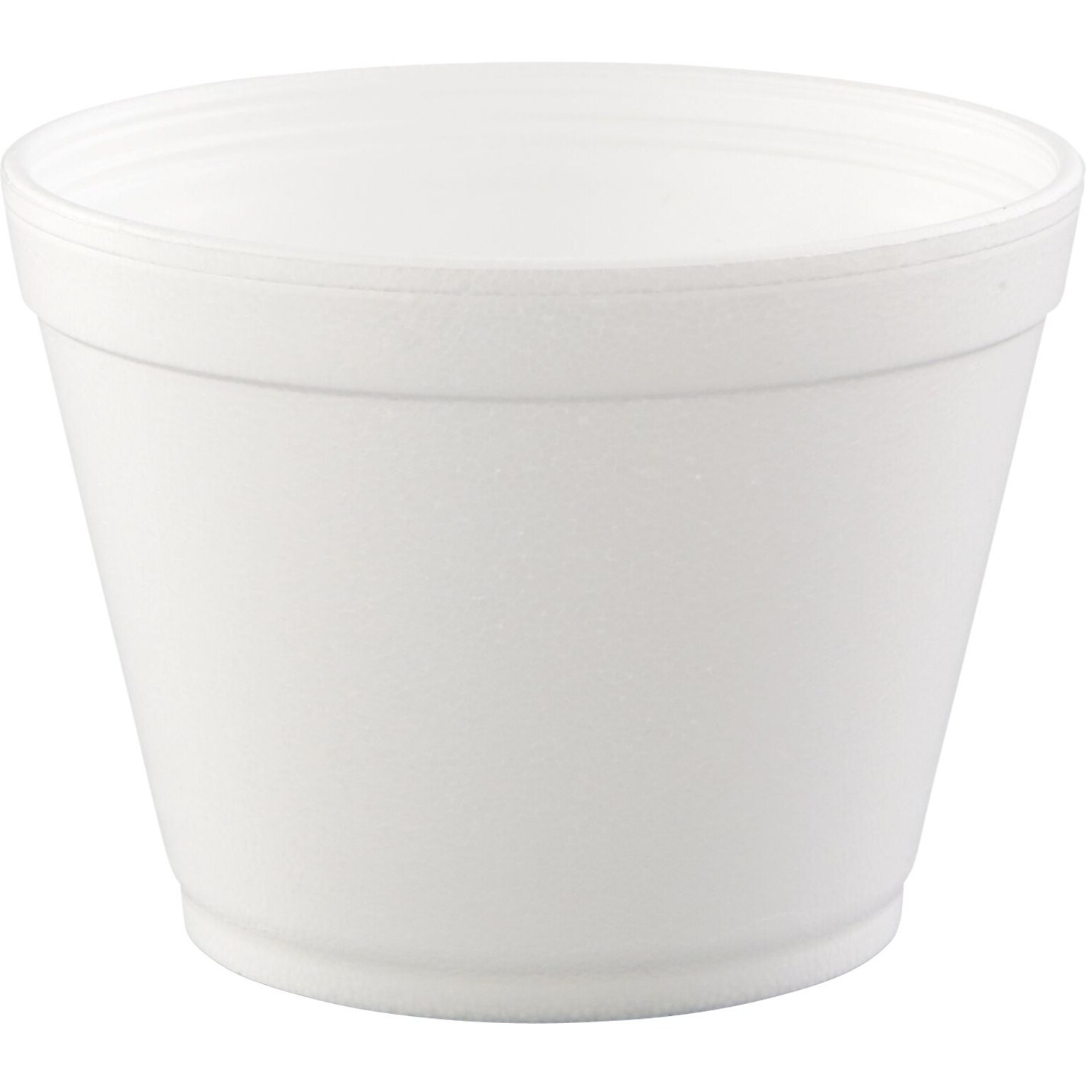 Dart® J cup® Round Insulated Foam Food Containers, 16 oz., White, 500/Carton (16MJ32)
