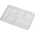 Chinet® Molded Fiber Cafeteria Tray; White, 500/Pack
