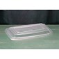 Genpak Rectangular Microwave Safe Container Lid, Plastic, 24-32 oz., Clear, 75/Bag, 4 Bags/Carton (GNPFPR932)