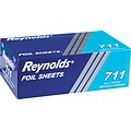 Reynolds Wrap® 711 Pop-Up Interfolded Aluminum Foil; 9(W) x 10 3/4(L), Silver