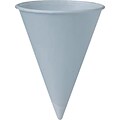 Solo Bare® Eco-Forward® Paper Cold Cups, Funnel, White, 6 oz., 5000/Case