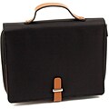 Bey-Berk BB930 Leather and Ballistic Nylon Tablet Carrying Case; Saddle