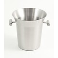 Bey-Berk BS924 Stainless Steel Ice Bucket/Cooler With Brushed Finish and Side Handles