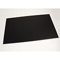 Bey-Berk Faux Leather Desk Pad, 18L x 28W, Black (D1313)