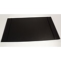 Bey-Berk Faux Leather Desk Pad, 20L x 34W, Black (D1523)