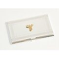 Bey-Berk D156 Medical Business Card Case, Silver Plated