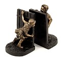 Bey-Berk R11O Peek-A-Boo Bookends, Cold Cast Metal