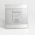 Bey-Berk SF186-11 Silver Plated Picture Frame, 5 x 7